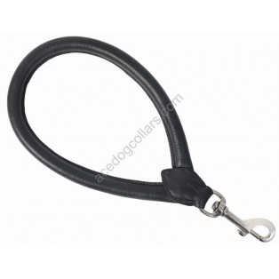  Super Soft Rolled Leather Hand Holder Loop lead : Overall Length is 25 cm (10") Thickness 10 mm   : Black 